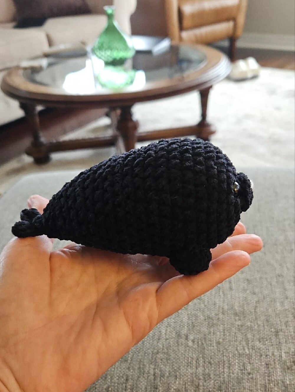 Handmade Crochet Seal Plush - Small